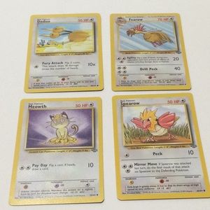 Doduo 50Hp, Fearow 70Hp, Meowth 50Hp, Spearow 50Hp
